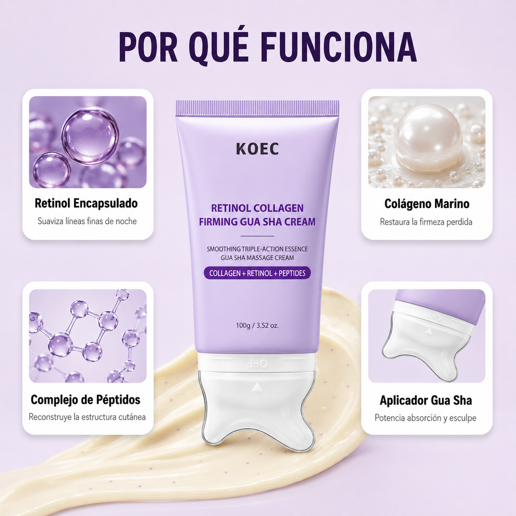 Crema Gua Sha de colágeno + retinol