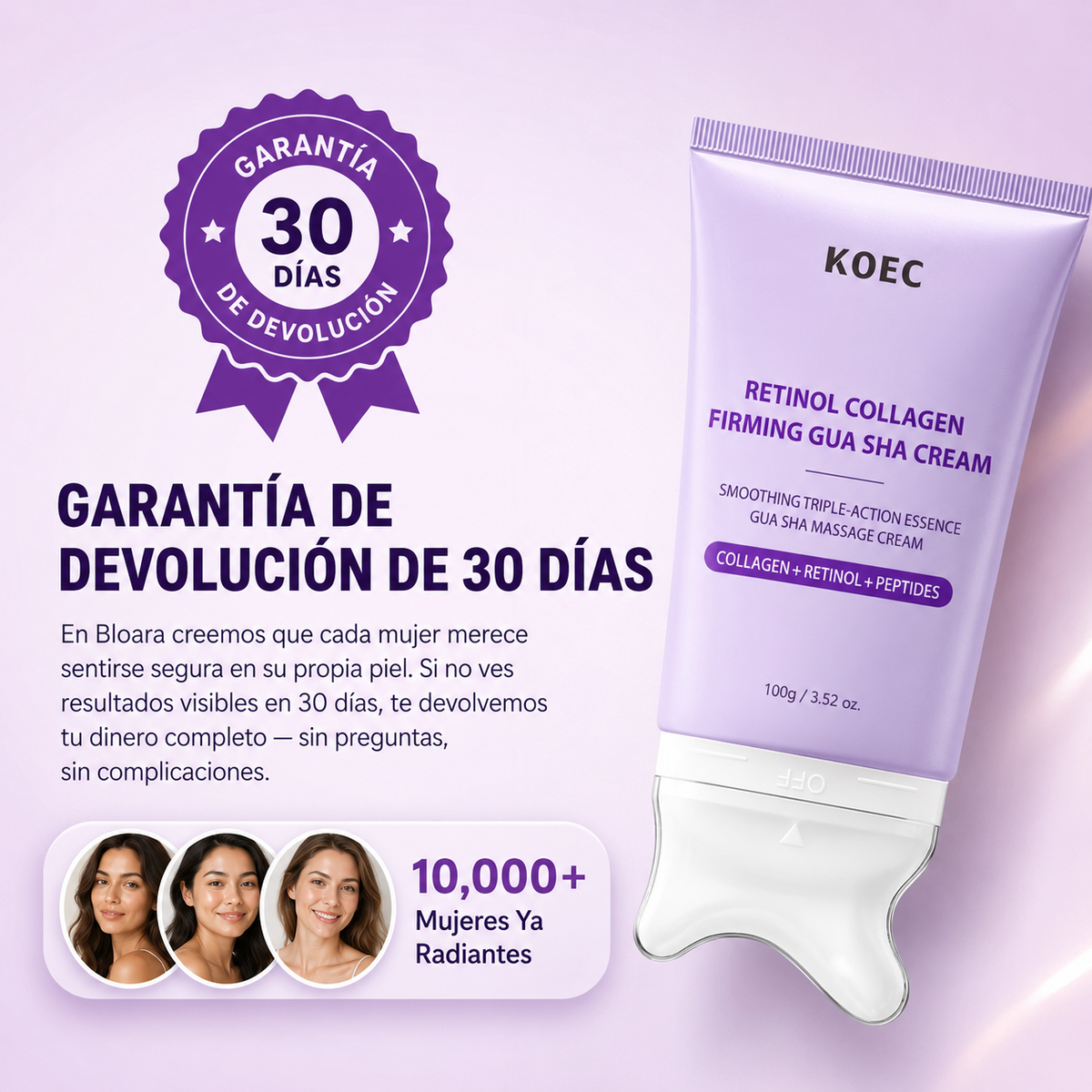 Crema Gua Sha de colágeno + retinol