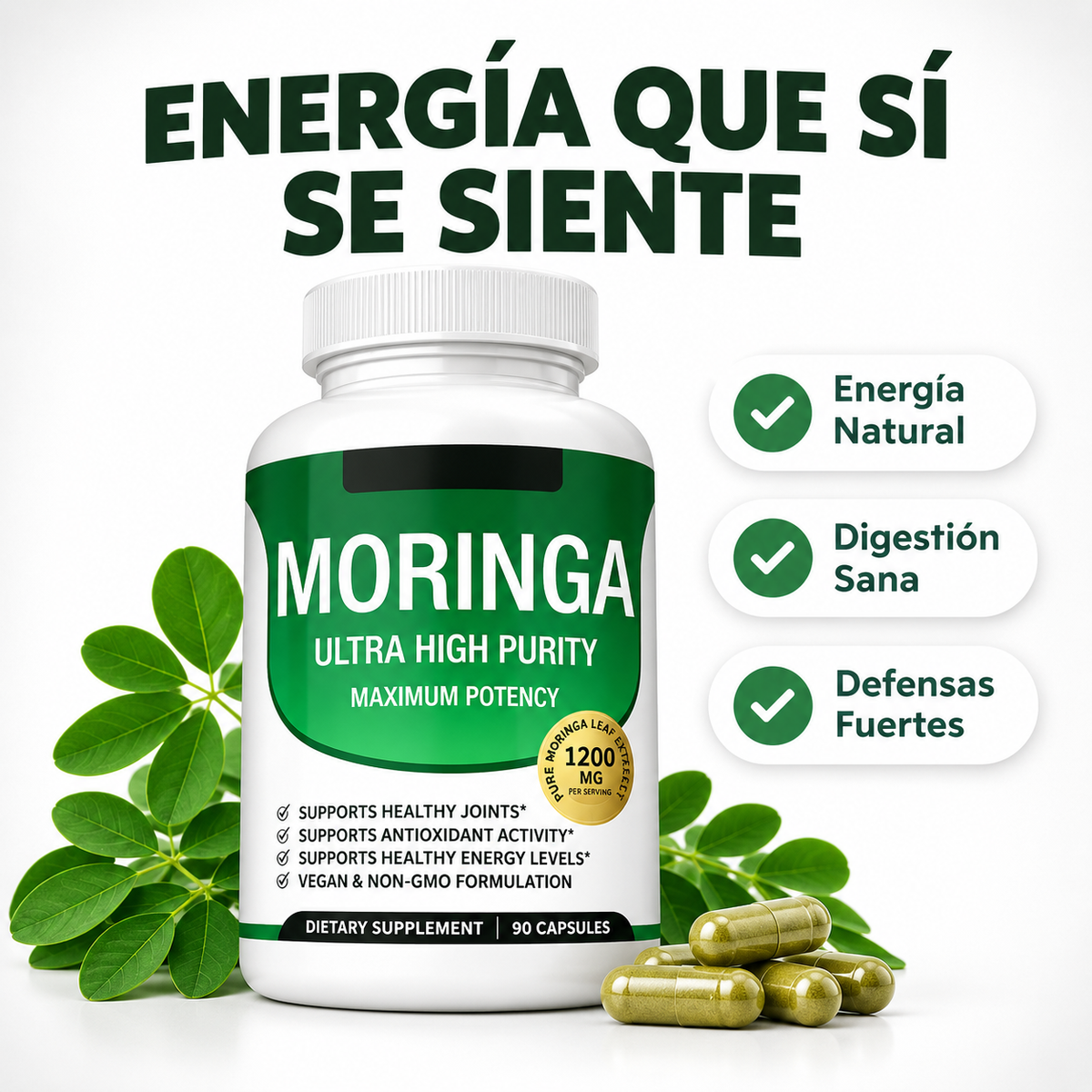 Moringa Capsulas Naturales